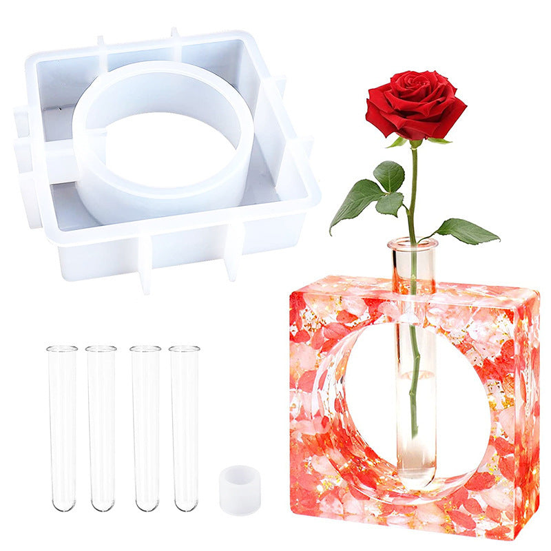 DIY Vase Epoxy Mould Epoxy Mould Square Vase