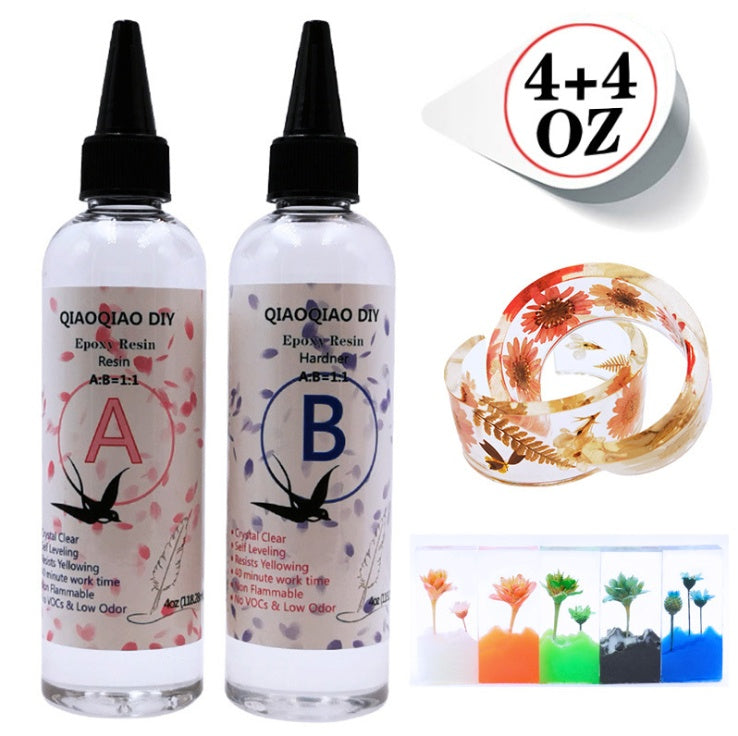 Resin crystal glue