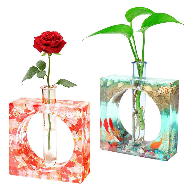 DIY Vase Epoxy Mould Epoxy Mould Square Vase